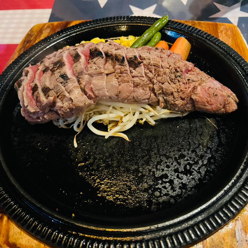 カントリーステーキ２８０ｇ(ステーキ屋 Redman レッドマン 麦野店)