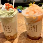 ピスタチオモンブランと大須限定ホワイトピーチ