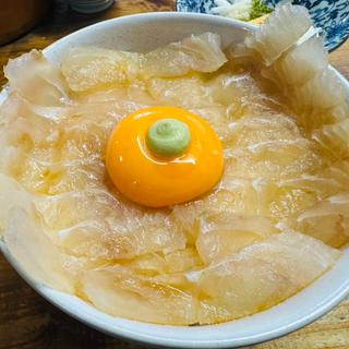 平目漬丼