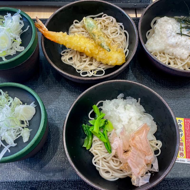 太朗三昧そば（1.5倍盛）(ゆで太郎 盛岡インター店)