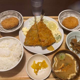 アジフライ定食