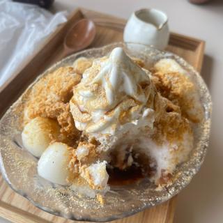 黒みつソフトきなこぜんざい