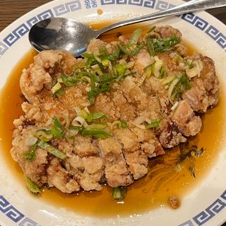 鳥唐揚げの葱ソースかけ(謝謝 南口店)