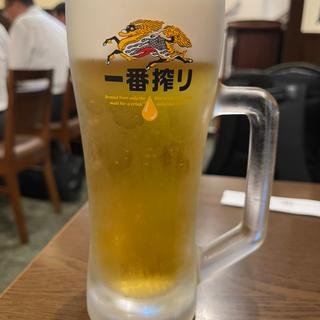 生ビール　キリン一番搾り　中ジョッキ(謝謝 南口店)