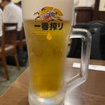 生ビール　キリン一番搾り　中ジョッキ
