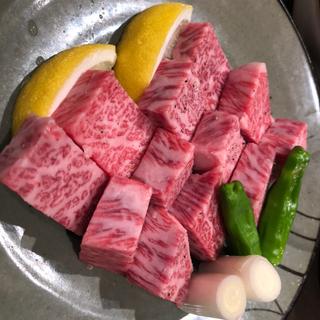 牛角切り(新鮮ホルモンランボー中目黒店)