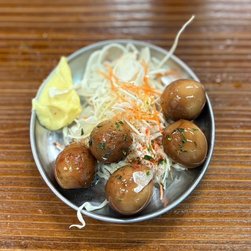 うずらたまご燻製(大衆食堂スタンド そのだ )