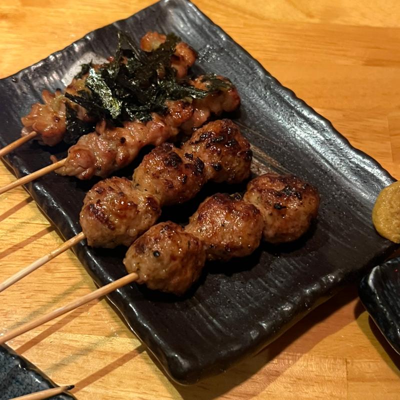 とりわさび つくね(やきとりやさんあっ鶏)