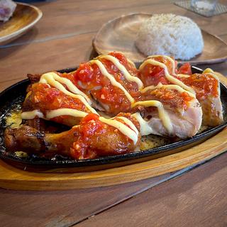 シズリンチキン＆ハーブライス(チキンハーフ)(アミーズ ロティサリーチキン)