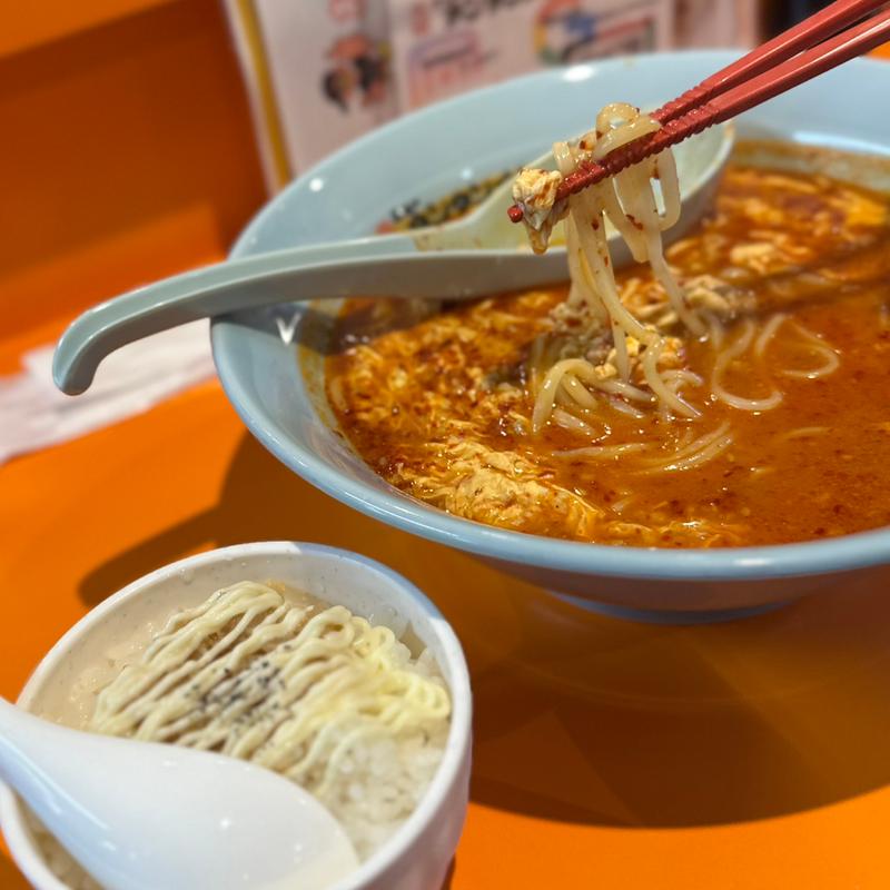 味噌タン&ニンニク飯(元祖ニュータンタンメン本舗 鴨居店)