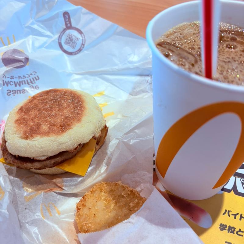 ソーセージマフィンセット(マクドナルド 白沢街道宇都宮店 （McDonald's）)