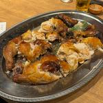 鶏の丸焼き(藁と瓶 赤星カツヲ)