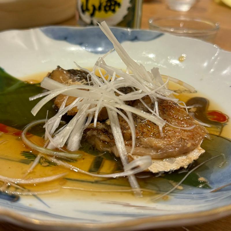 魚の煮付け(藁と瓶 赤星カツヲ)