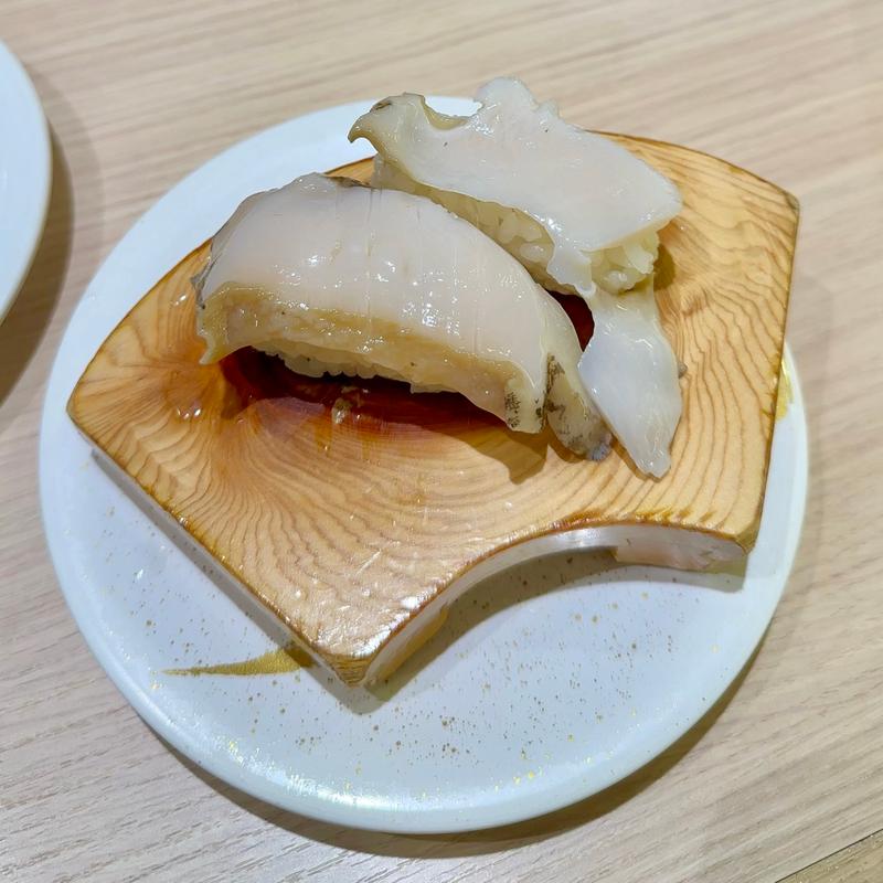 国産天然活あわび(すし銚子丸 亀戸店)