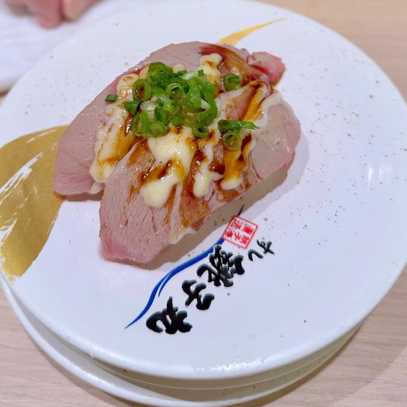 中とろ塩炙り(すし銚子丸 亀戸店)