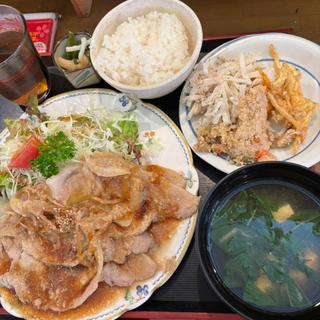 生姜焼き定食(はなかご)
