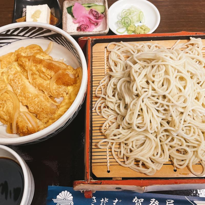 かつ丼セット(賀登屋)