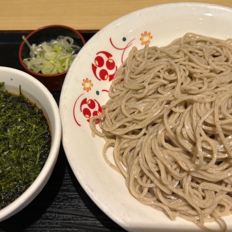 海苔つけそば　特盛(いろり庵きらく 宇都宮店 )