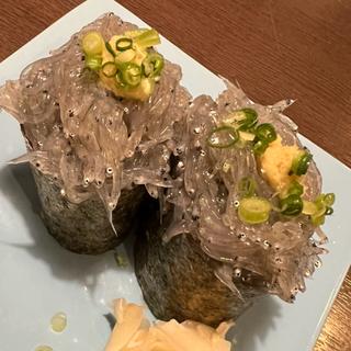 生しらす軍艦(磯っぺ)