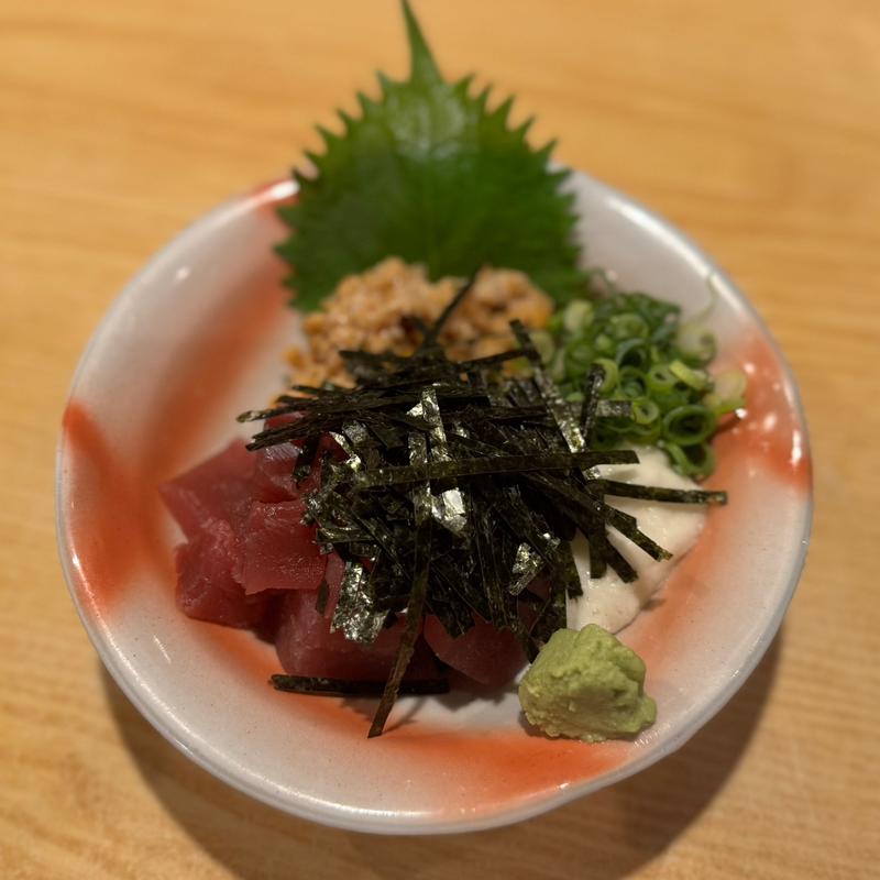 マグロスタミナ納豆(やきとり酒蔵 庄助本店)