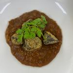 鶏レバーの香草パン粉焼き