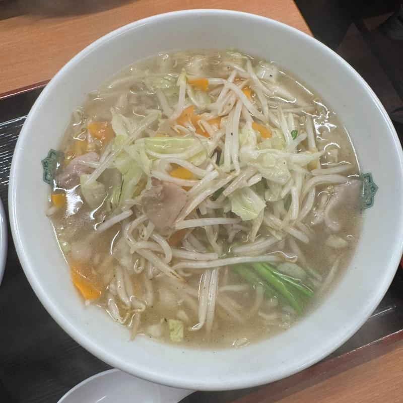 野菜たっぷりタンメン＋やきとり丼セット(日高屋 我孫子南口店)