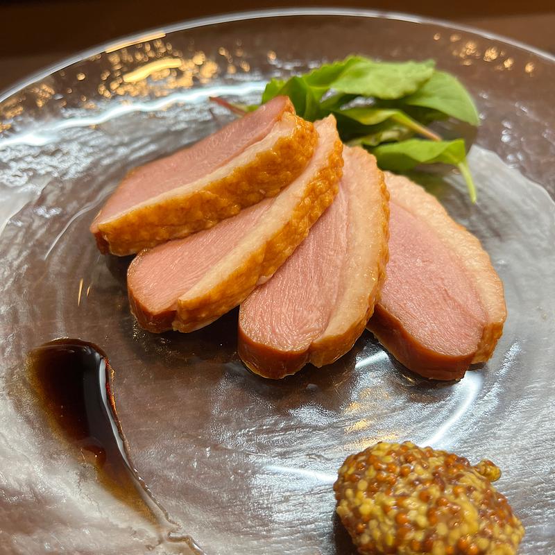 合鴨ロース(京のカフェ&バル ベーグル君とおでんちゃん)