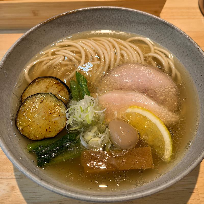 木もれ陽の塩玄米そば(comorebi RAMEN HOUSE)
