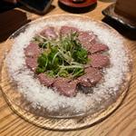 ラムのレバ刺し