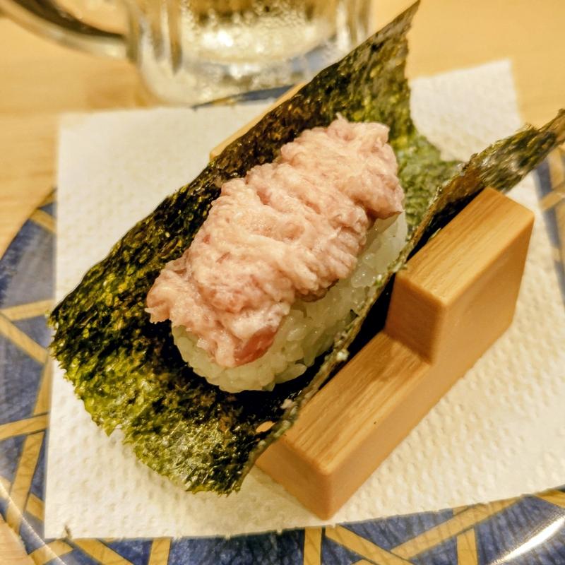 南まぐろたたき包み寿司(平禄寿司 横浜中伊勢佐木町店)