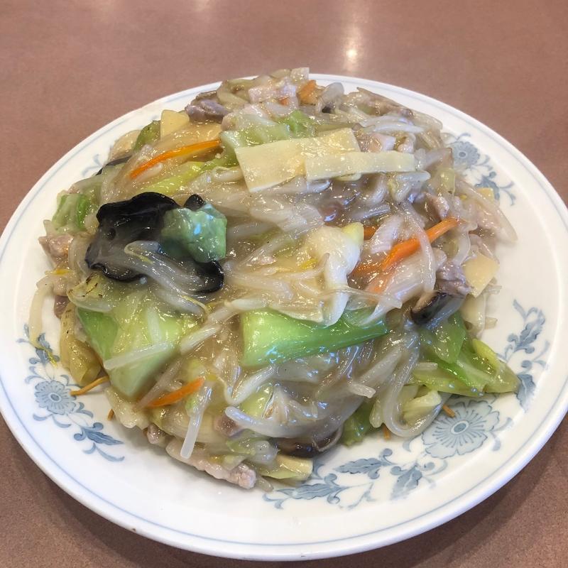 硬い焼きそば(泰鵬 本店)