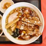 ラーメン+トッピング排骨(生駒)