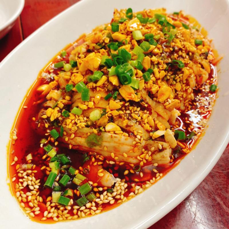 蒸し鶏の四川風 マーラソースかけ(東順永 （トウジュンエイ）)