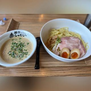 味玉濃熟醤油つけ麺200g(ラーメン赤シャモジ 本店)