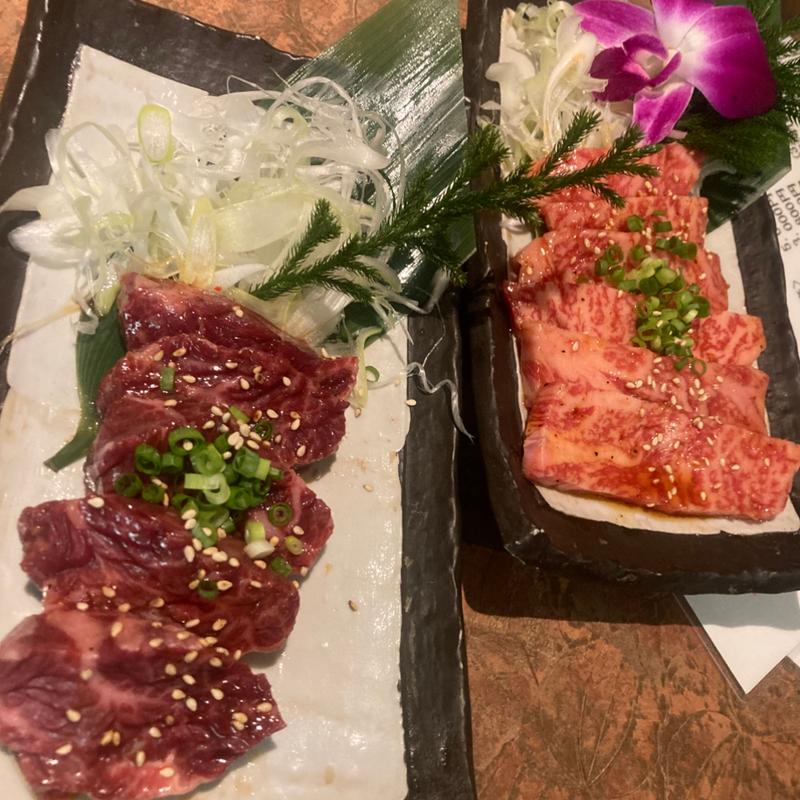 厚切りハラミとロース(なんしん亭 （ナンシンテイ）)