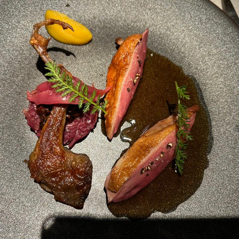 ブレス産仔鳩のロティ(銀座レカン)