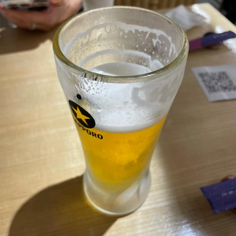 生ビール(のどぐろ総本店 クロスゲート金沢)