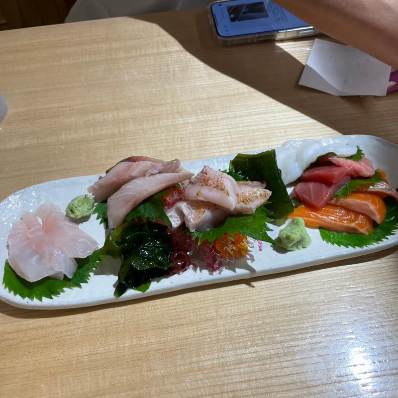 刺身の盛り合わせ(のどぐろ総本店 クロスゲート金沢)