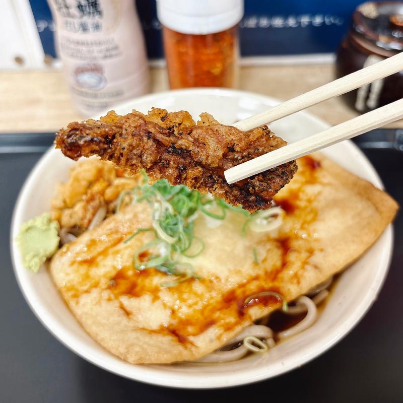 松ゲソ足先(立ち食いそばうどん 松石)