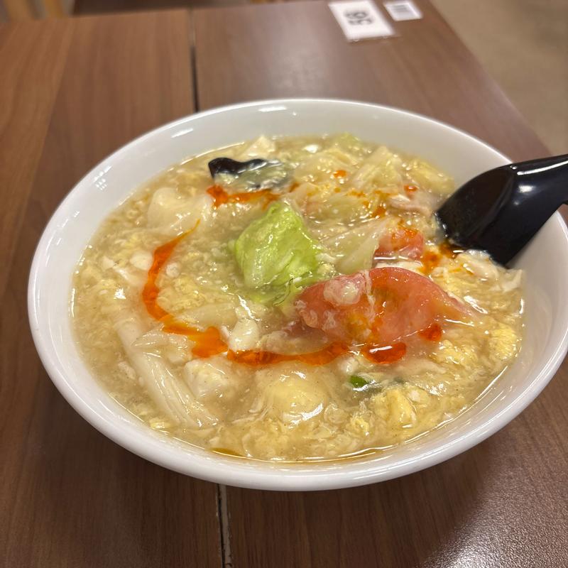 蕃茄酸辣湯麺（小盛）(湯乃泉 草加健康センター)