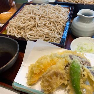 野菜天せいろ(蕎麦きり 京橋 山茂登 豊洲セイルパーク店)