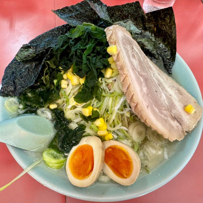 塩ねぎラーメン＋大チャーシュー1枚＋味玉＋海苔＋薬味ねぎ(ラーメンショップ 羽生インター店)