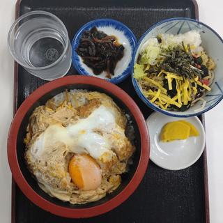 上カツ丼 そばセット