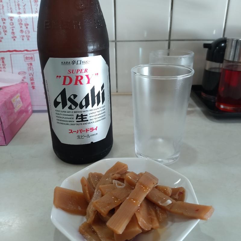 アサヒスーパードライ中瓶(中華料理おおくま )