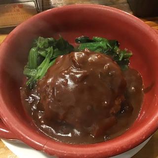 近江牛100%ハンバーグランチ(焼肉 近江牛肉店 新橋本店)