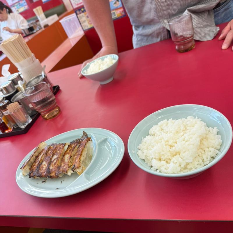 土日限定　餃子ライス(ラーメン山岡家 上尾店)