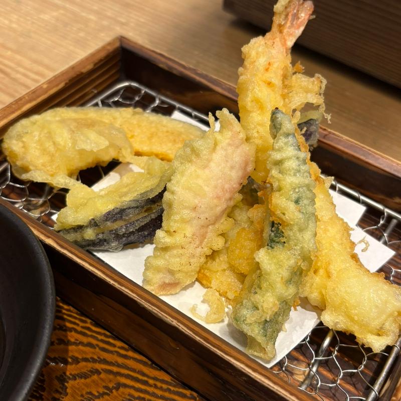 天ぷら盛り合わせ(信州そばきり みよ田 虎ノ門ヒルズ店)