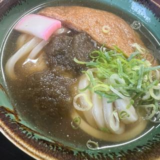 冷かけうどん(きつね＋とろろ昆布)