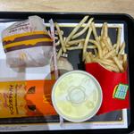 ダブルチーズバーガーセット