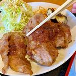 栗豚の大生姜焼き定食